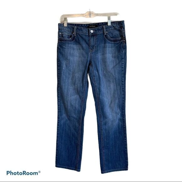 White House Black Market Denim - WHBM Glamorous Jeans, Size  4R‎
